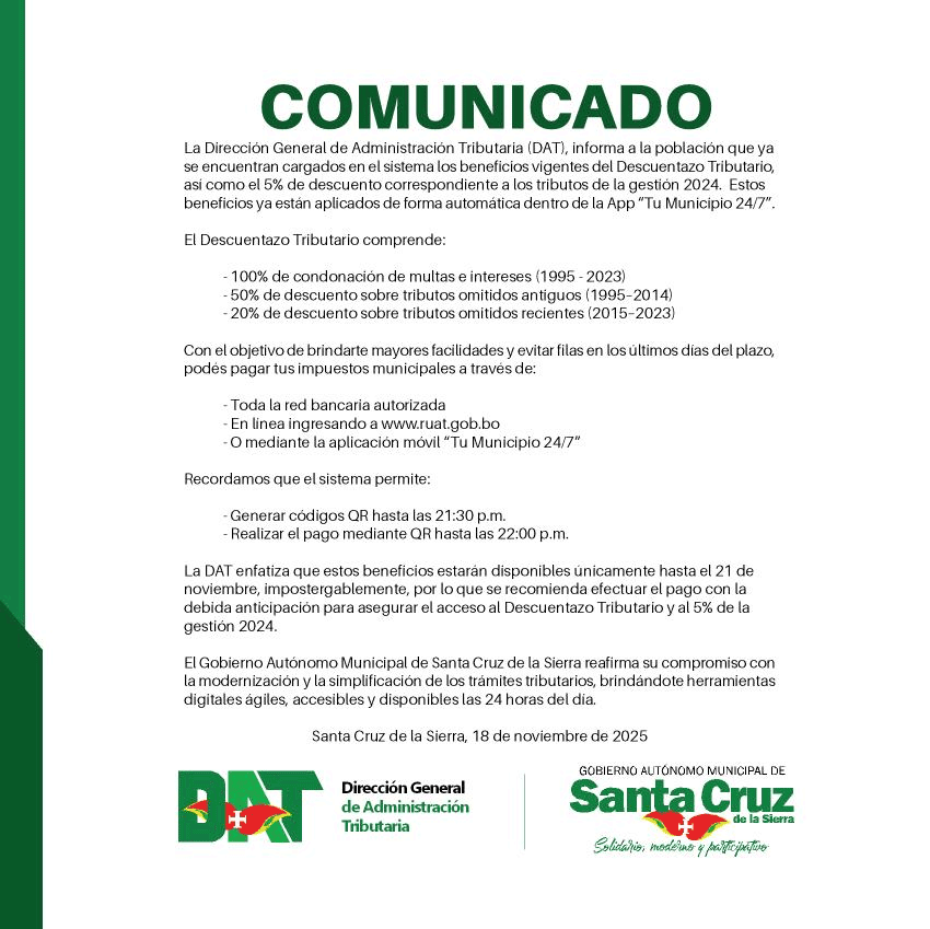 Slide de ÚLTIMOS DÍAS PARA ACCEDER AL DESCUENTAZO TRIBUTARIO  Y AL 5% DE DESCUENTO 2024: VENCE EL 21 DE NOVIEMBRE