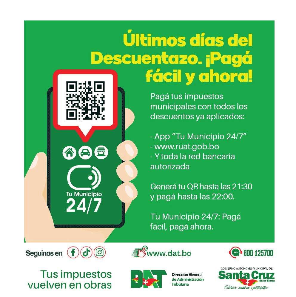 Slide de ÚLTIMOS DÍAS PARA ACCEDER AL DESCUENTAZO TRIBUTARIO  Y AL 5% DE DESCUENTO 2024: VENCE EL 21 DE NOVIEMBRE