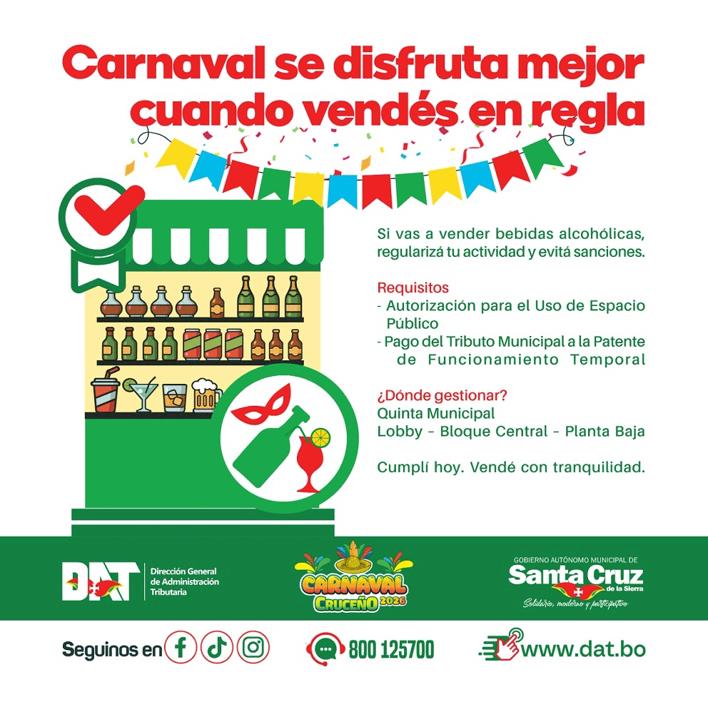 Slide de ALCALDÍA INICIÓ COBRO PATENTE DE FUNCIONAMIENTO TEMPORAL PARA ACTIVIDADES ECONÓMICAS QUE OPERAN EN EL CARNAVAL
