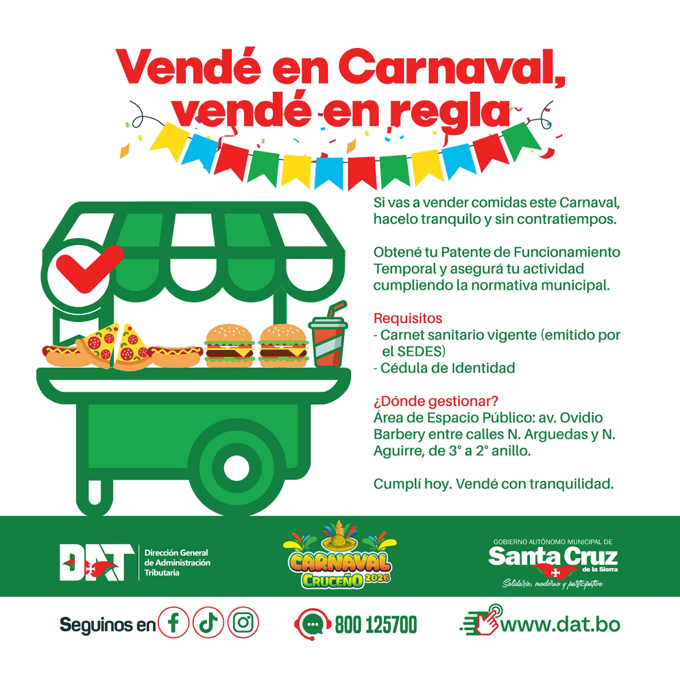 Slide de ALCALDÍA INICIÓ COBRO PATENTE DE FUNCIONAMIENTO TEMPORAL PARA ACTIVIDADES ECONÓMICAS QUE OPERAN EN EL CARNAVAL